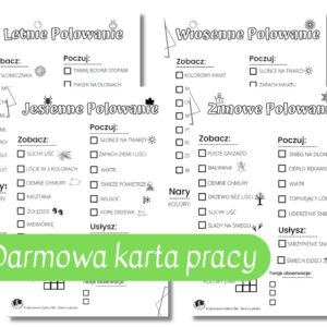 Polowanie - karta pracy do druku