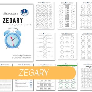 Zegary - materiały edukacyjne + GRATIS
