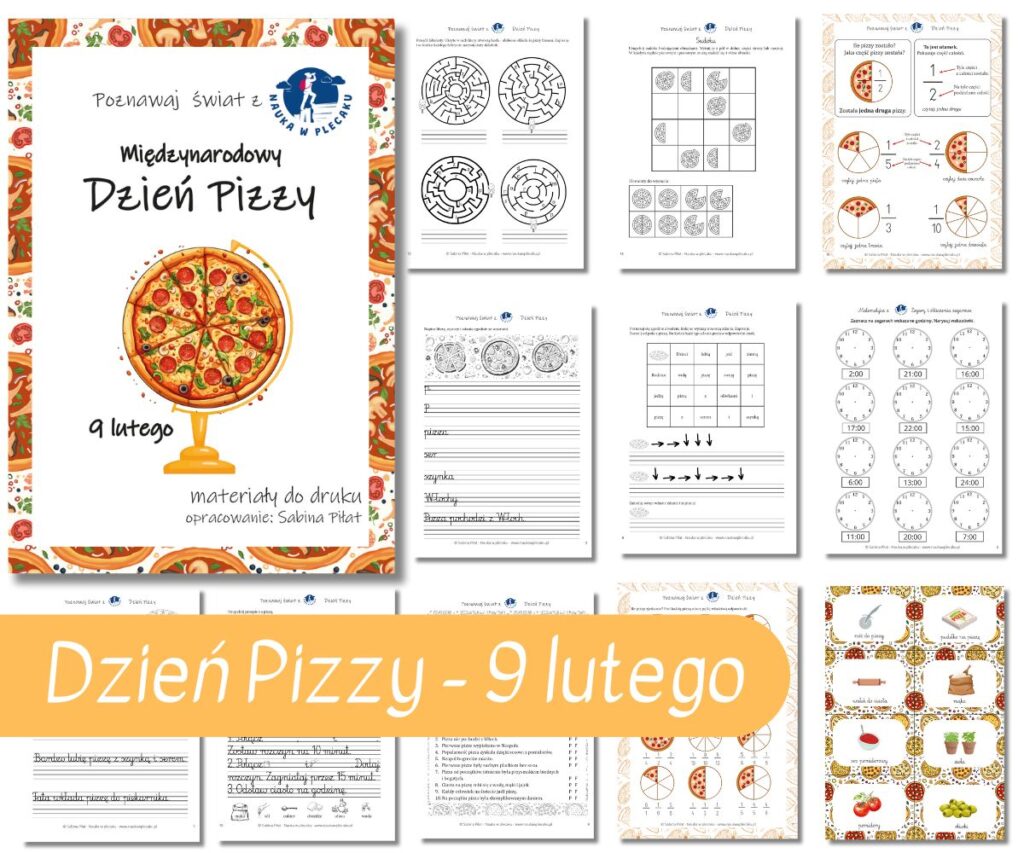 Dzień Pizzy – pakiet materiałów dla klas 1-3