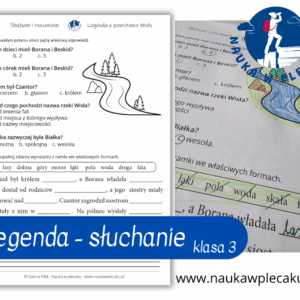 Legenda o powstaniu Wisły - klasa 3