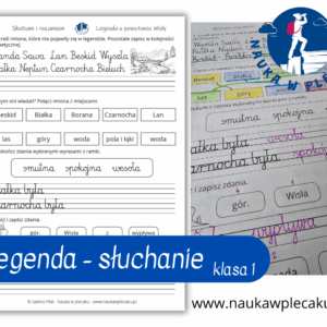 Legenda o powstaniu Wisły - klasa 1