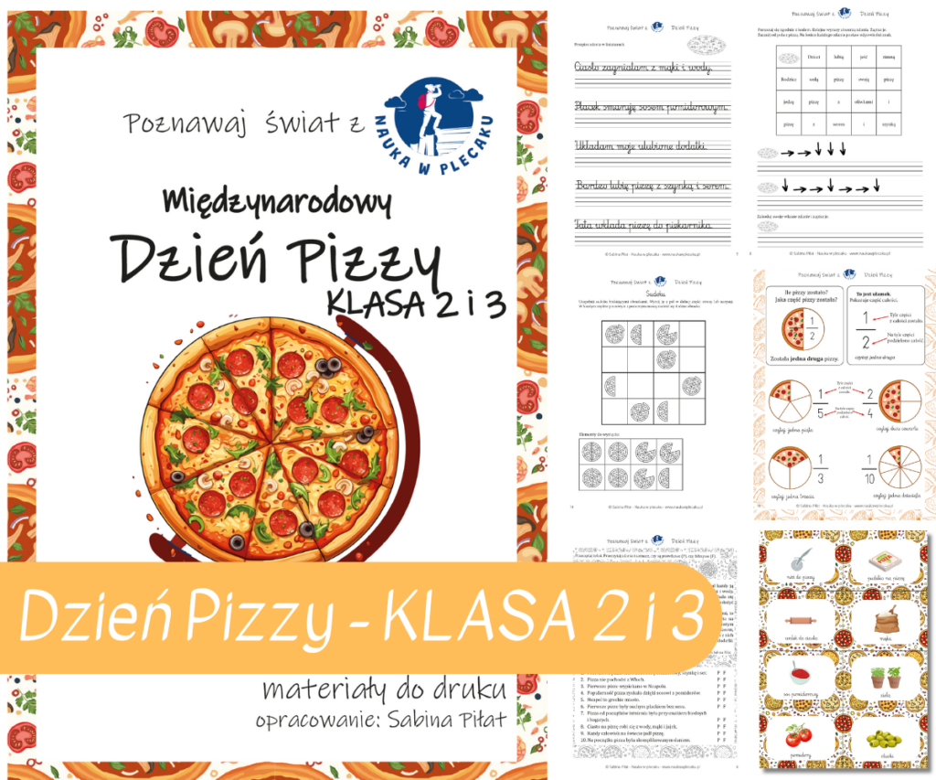 Dzień Pizzy – materiały dla klasy 2 i 3