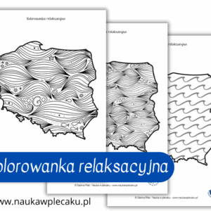 Kolorowanka relaksacyjna - Polska