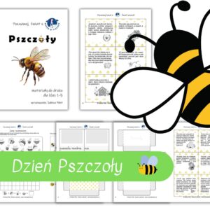 Pszczoły - materiały edukacyjne do lapbooka