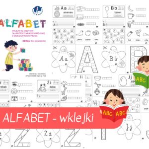 Alfabet - wklejki do zeszytu i lapbooka