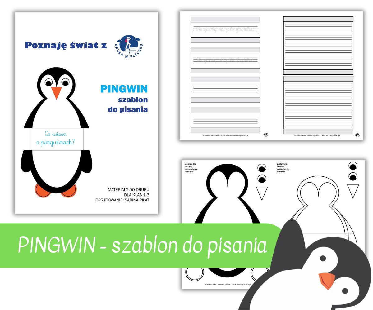 PINGWIN -  szablon do kreatywnego pisania