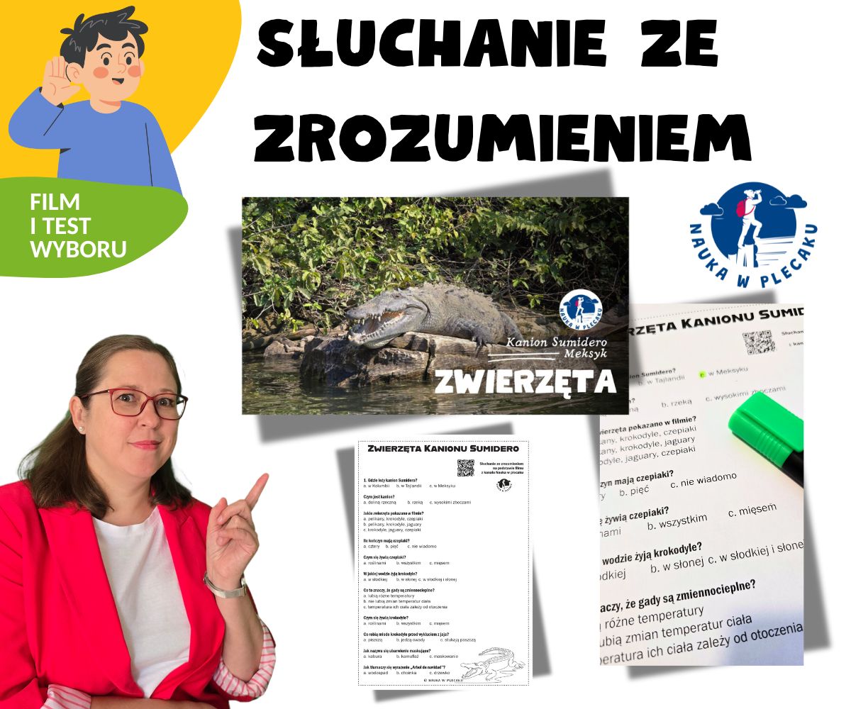 Zwierzęta - słuchanie ze zrozumieniem