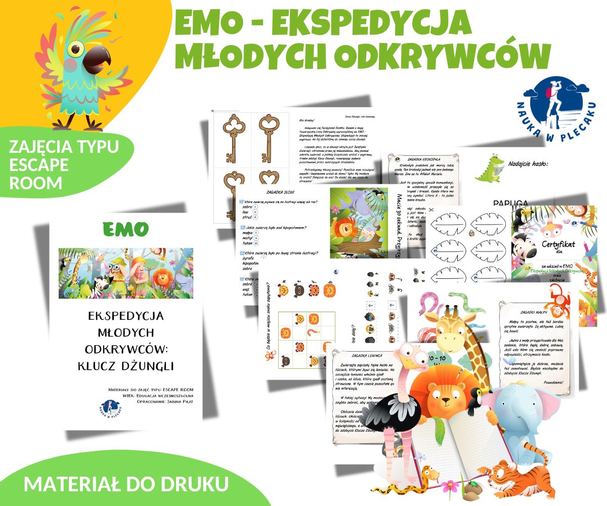 Escaperoom - Ekspedycja młodych odkrywców